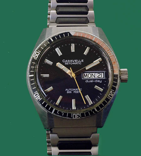 caravelle 666 diver watch